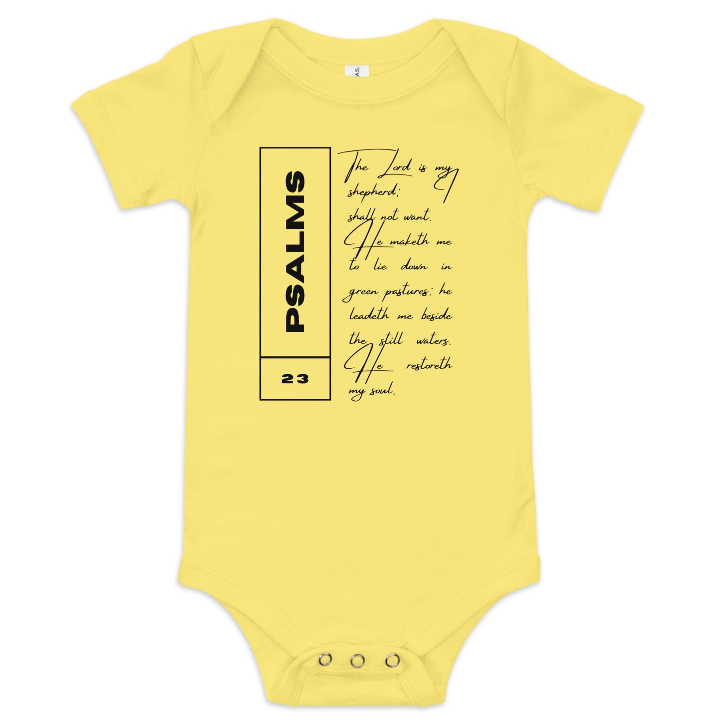 Psalms 23 - Baby Onesie