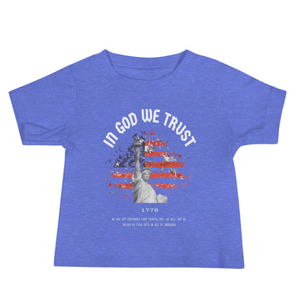 In God We Trust Red White & Blue - Baby Jersey Tee