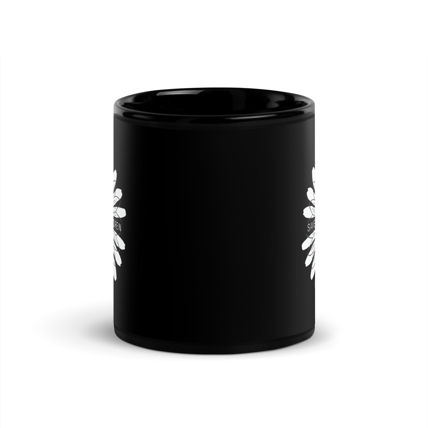 Save the Children - Black Glossy Mug