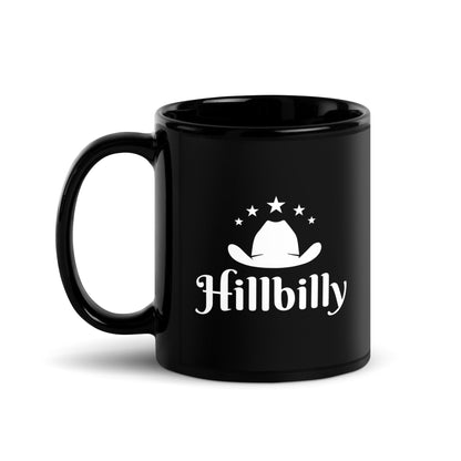 Hillbilly - Black Glossy Mug