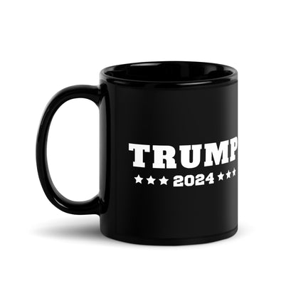 Trump 2024 - Black Glossy Mug