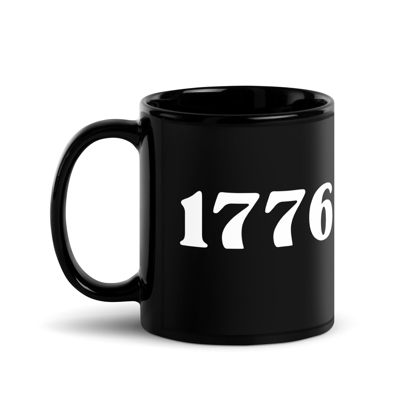 1776 - Black Glossy Mug