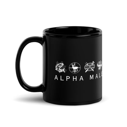 Alpha Male - Black Glossy Mug