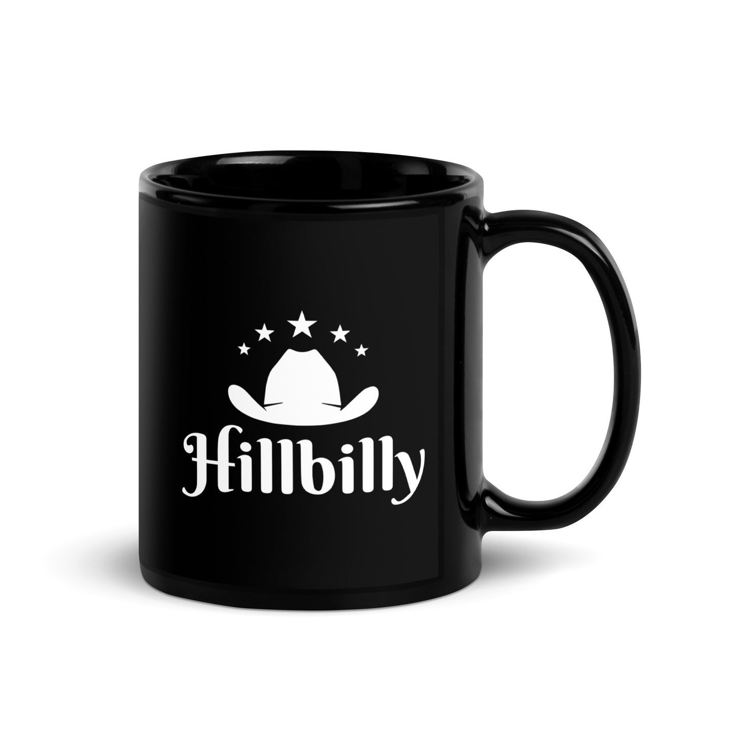 Hillbilly - Black Glossy Mug