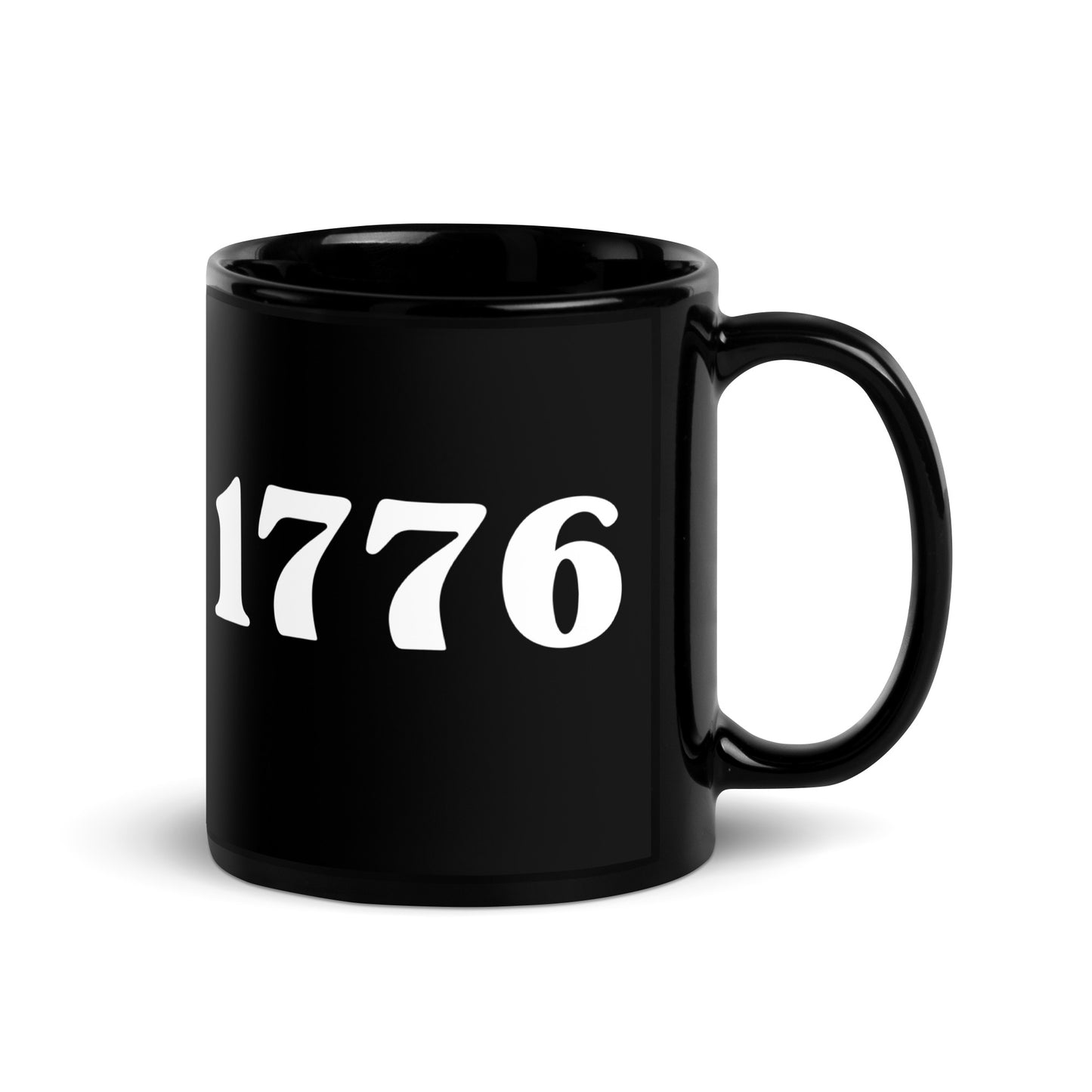 1776 - Black Glossy Mug