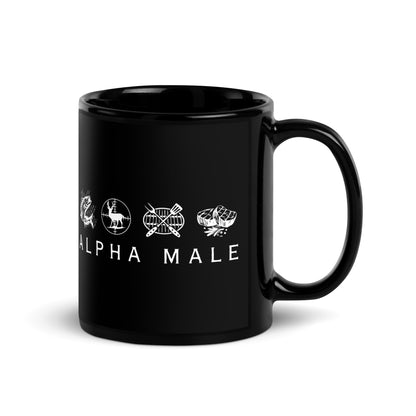 Alpha Male - Black Glossy Mug