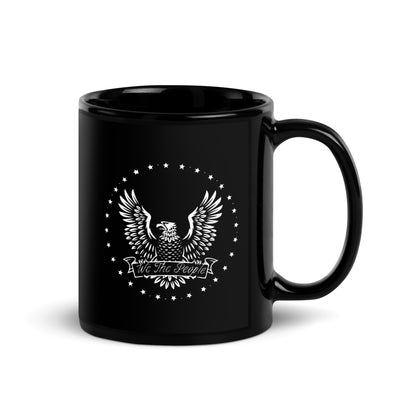 We The People - Black Glossy Mug