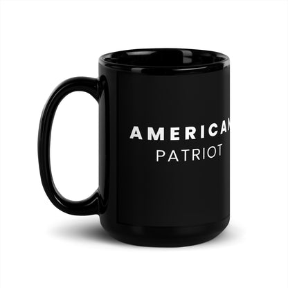 American Patriot - Black Glossy Mug