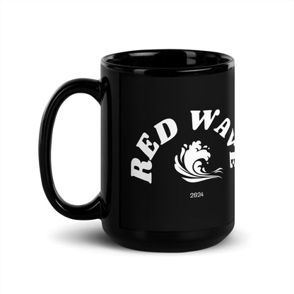 Red Wave 2024 - Black Glossy Mug