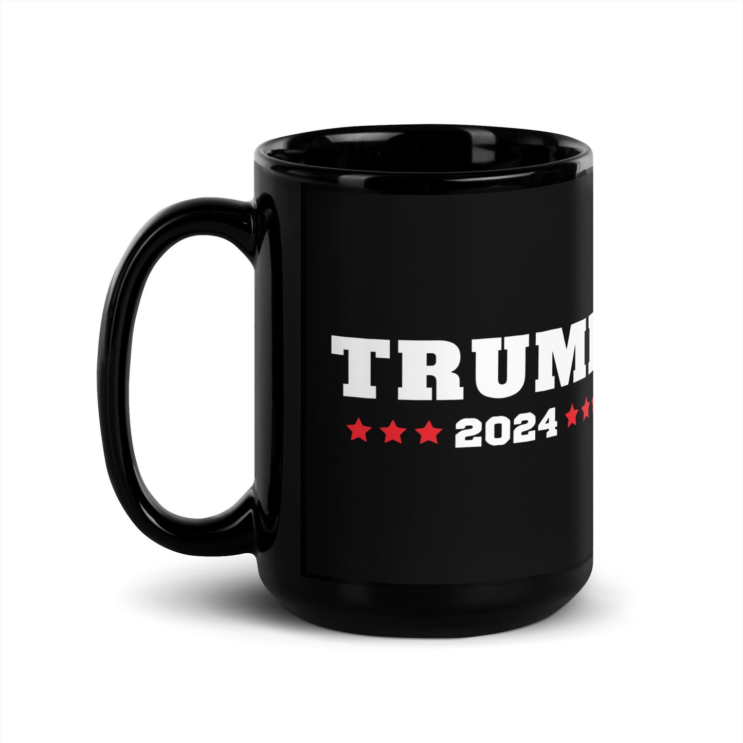 Trump 2024 - Black Glossy Mug