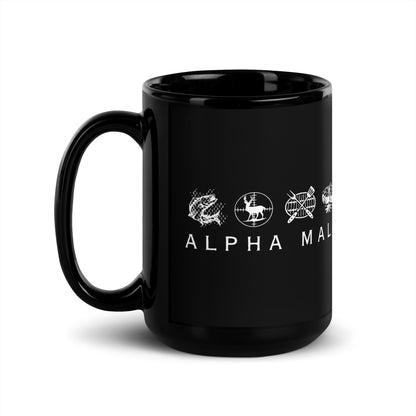 Alpha Male - Black Glossy Mug