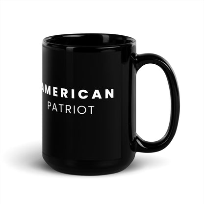 American Patriot - Black Glossy Mug