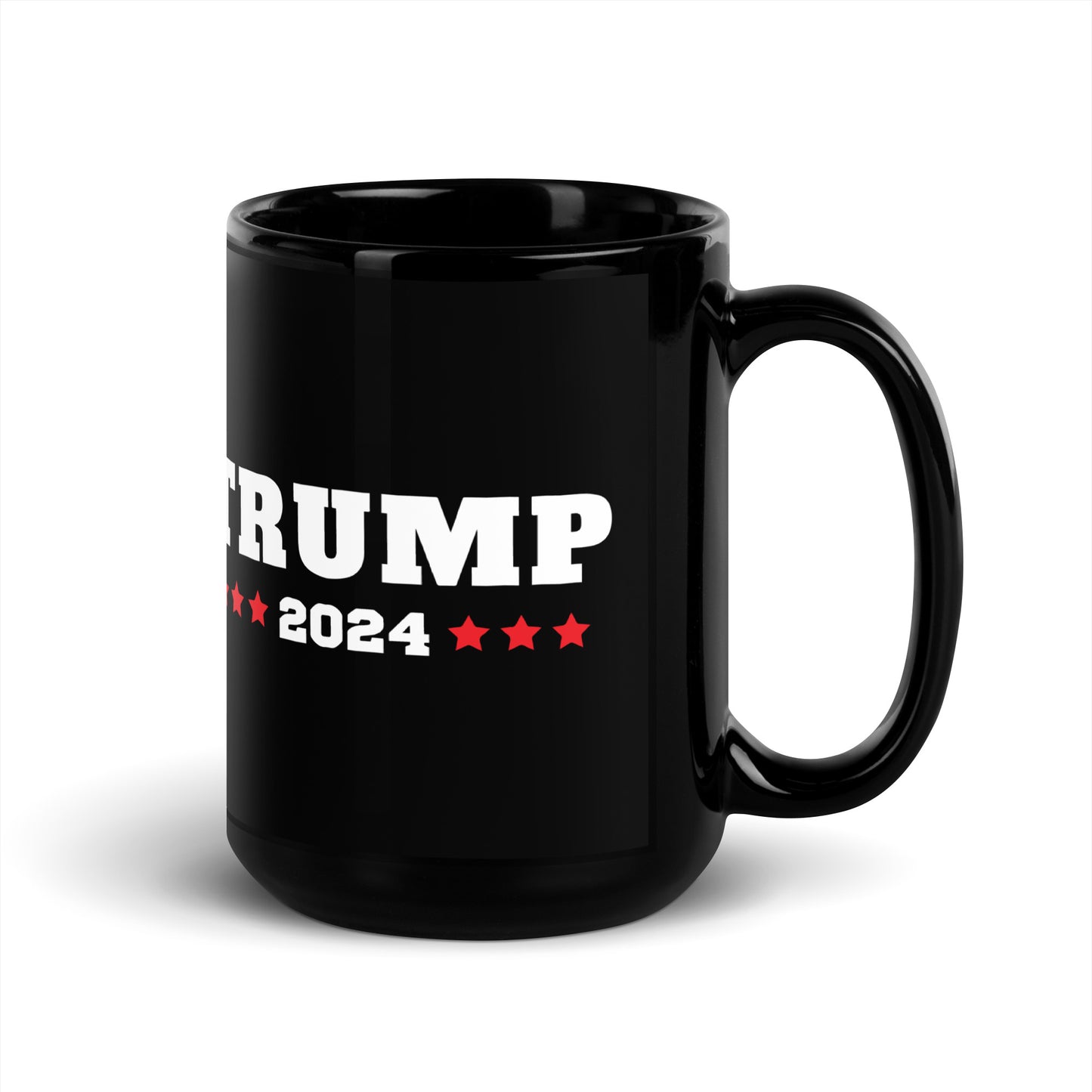 Trump 2024 - Black Glossy Mug