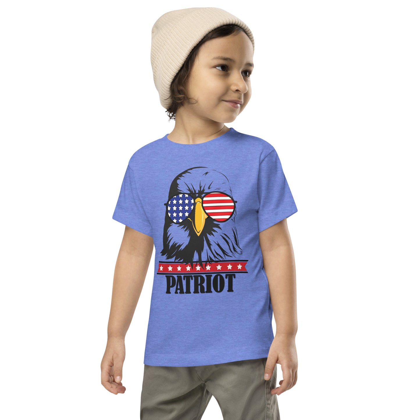 Patriotic Eagle - Toddler Jersey Tee