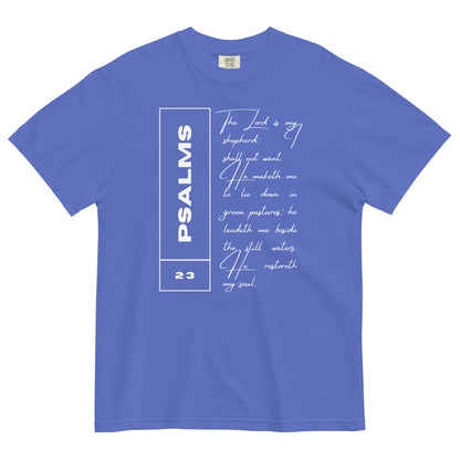 Psalms 23 - Unisex Garment-Dyed Heavyweight Tee