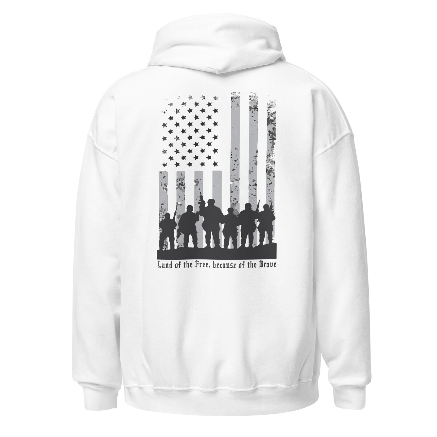 Land of the Free, Because of the Brave - Unisex Hoodie