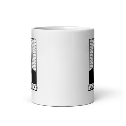 Trump Mugshot Patriot - White Glossy Mug