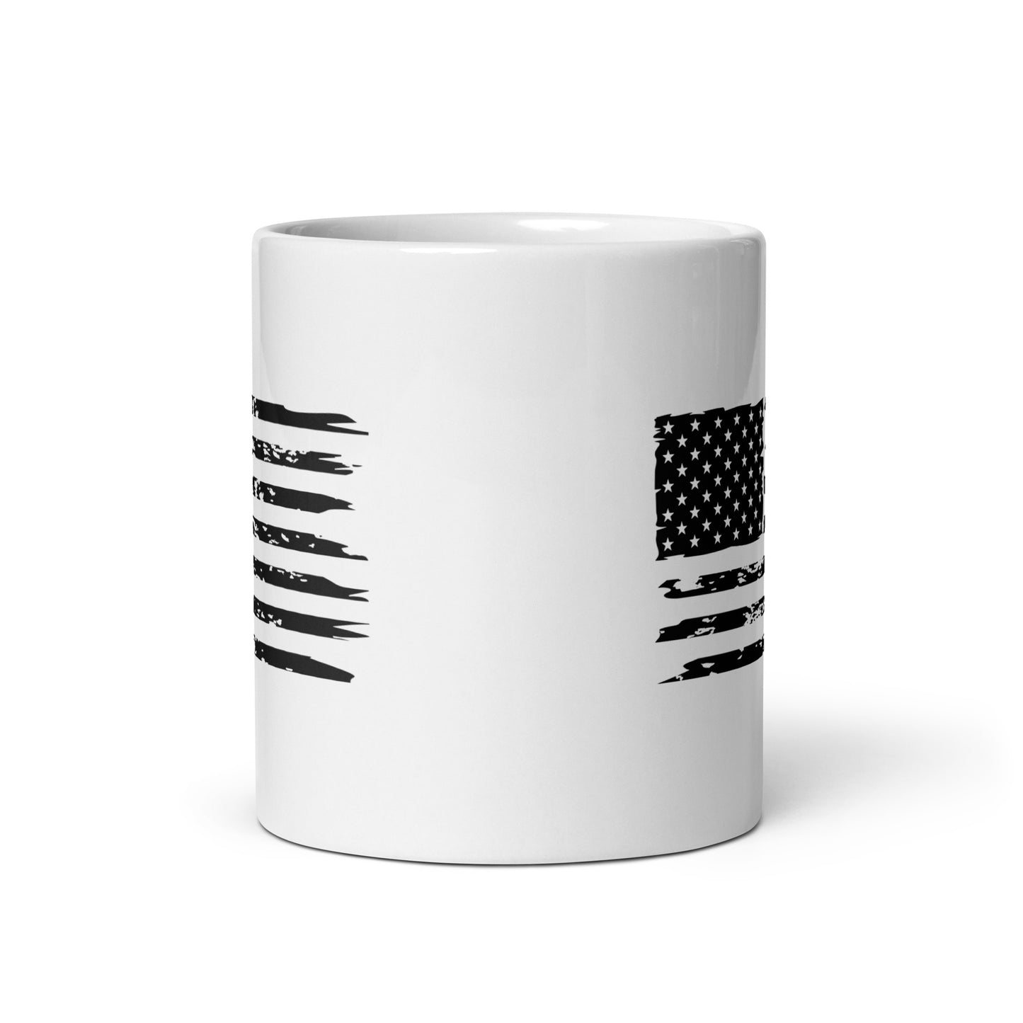 American Flag - White Glossy Mug