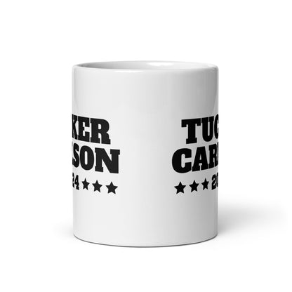 Tucker Carlson 2024 - White Glossy Mug