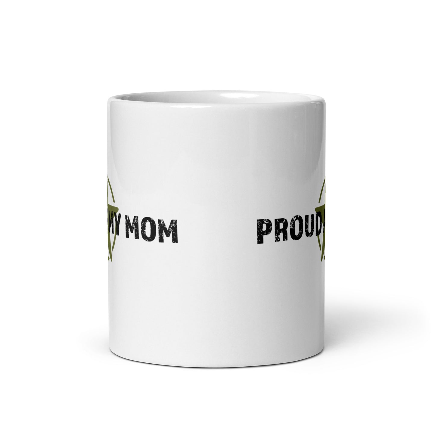 Proud Army Mom - White Glossy Mug