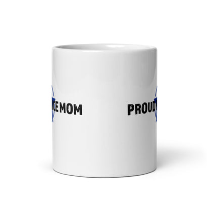 Proud Police Mom - White Glossy Mug