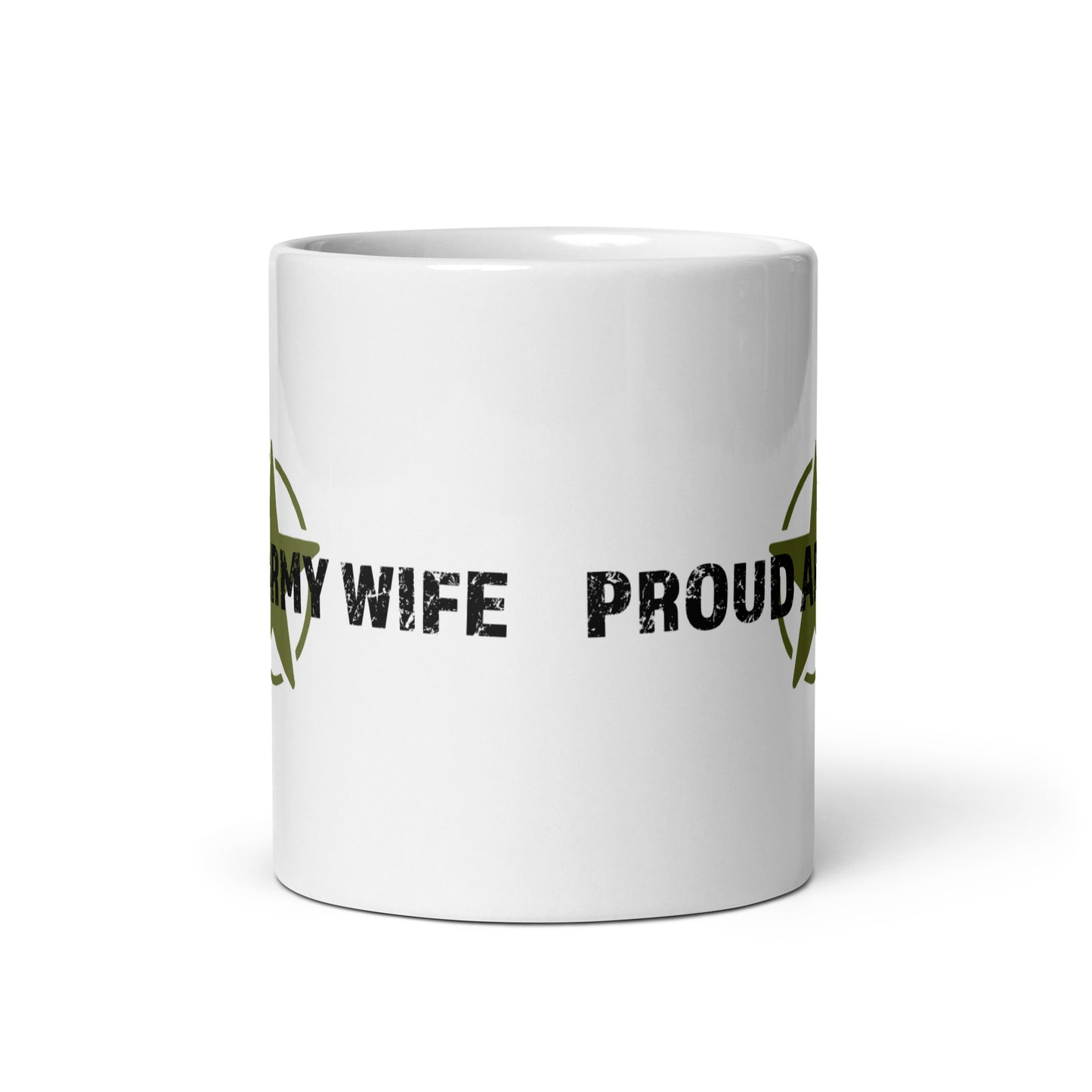 Proud Army Wife - White Glossy Mug