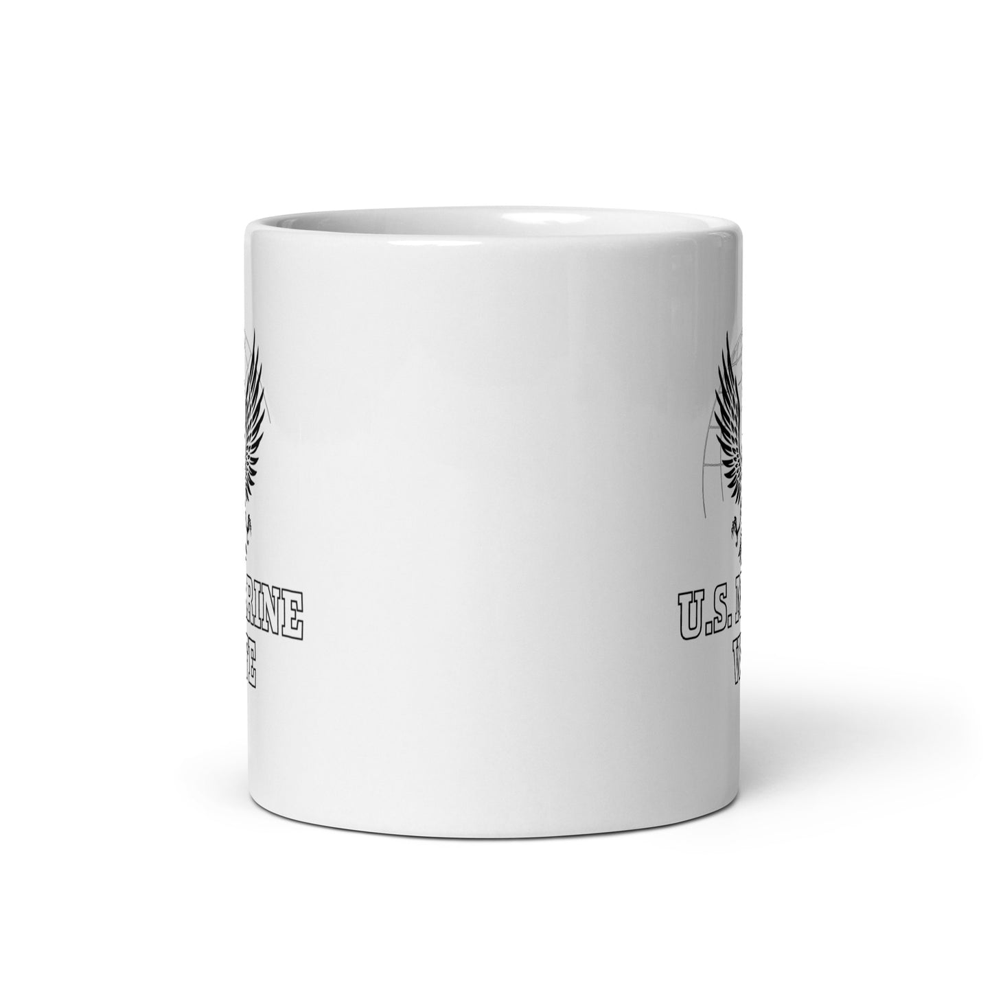 U.S. Marine Wife - White Glossy Mug