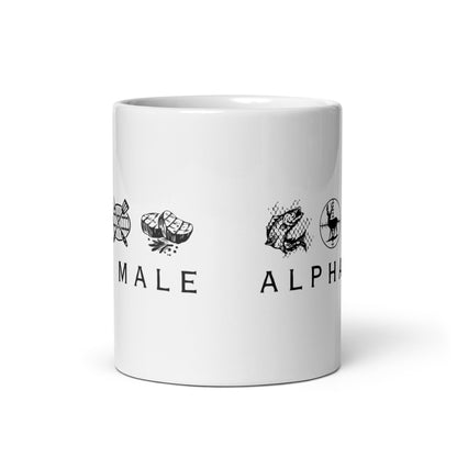 Alpha Male - White Glossy Mug