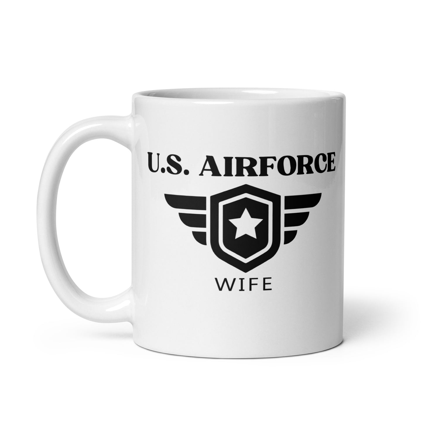 U.S. Airforce Wife - White Glossy Mug