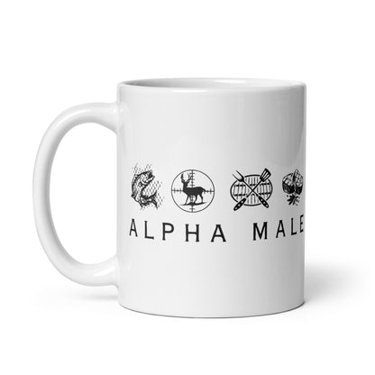 Alpha Male - White Glossy Mug