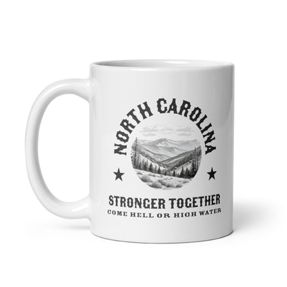North Carolina Strong - White Glossy Mug