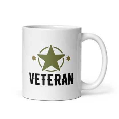 Veteran - White Glossy Mug