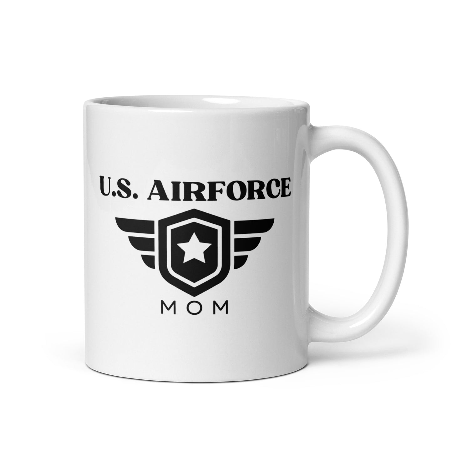 U.S. Airforce Mom - White Glossy Mug