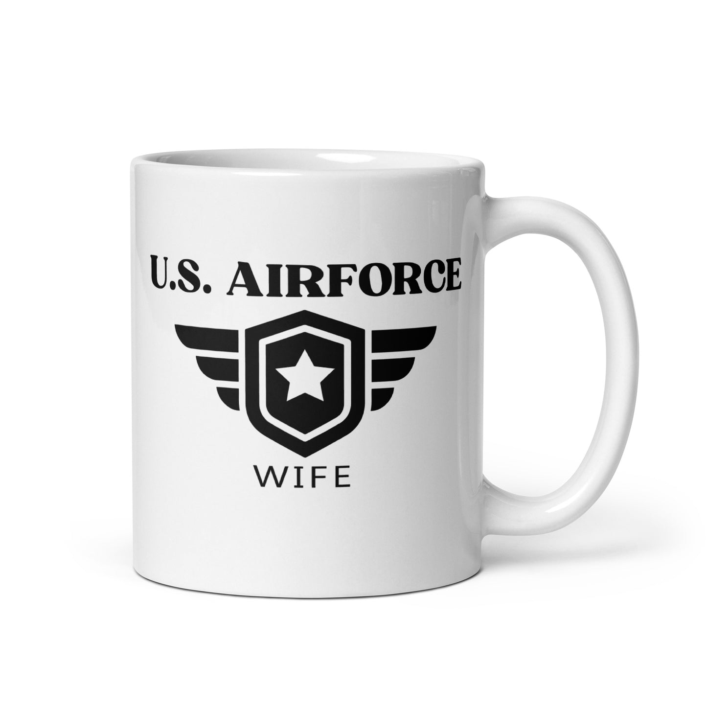 U.S. Airforce Wife - White Glossy Mug