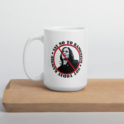 Say No to Kamunism - White Glossy Mug