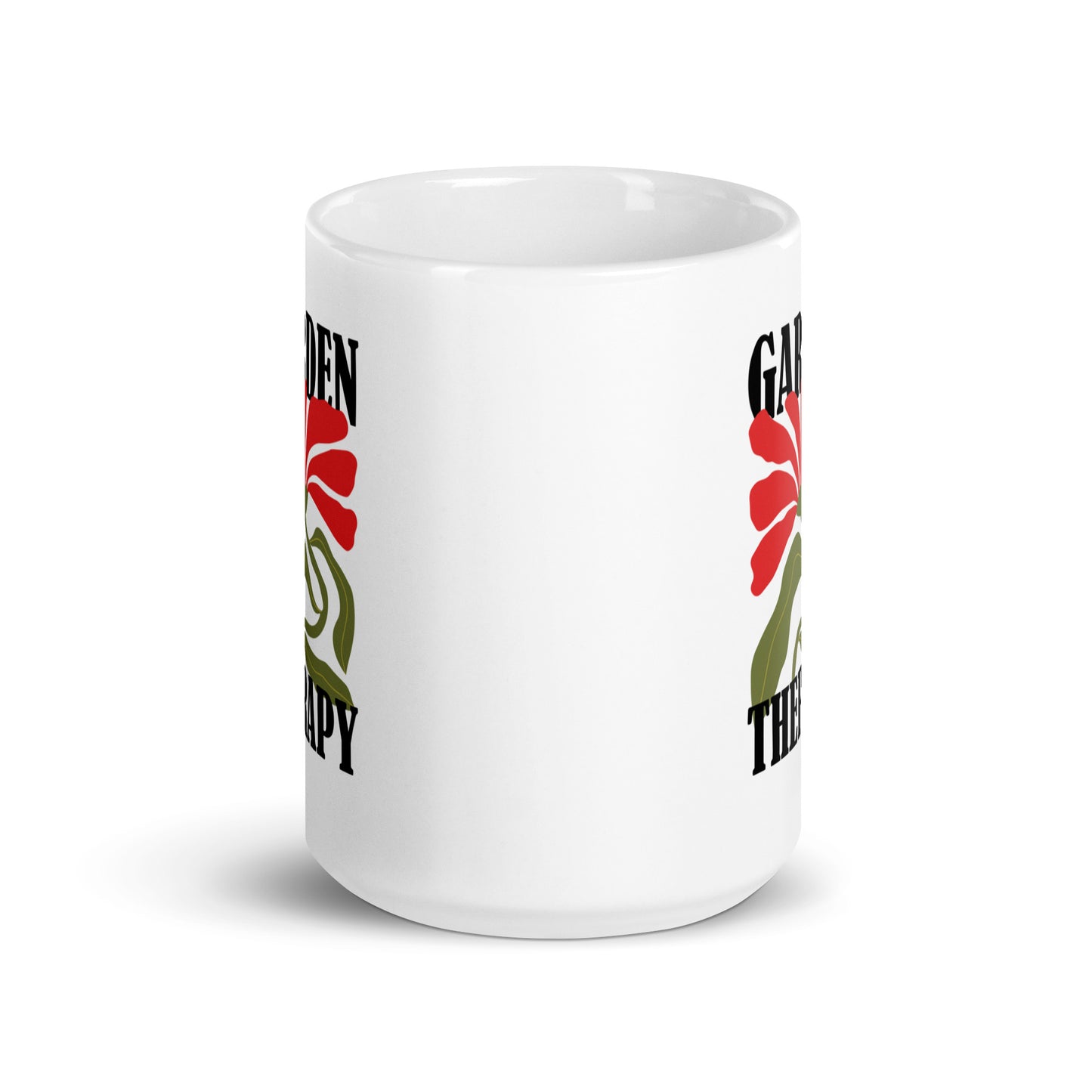 Garden Therapy - White Glossy Mug