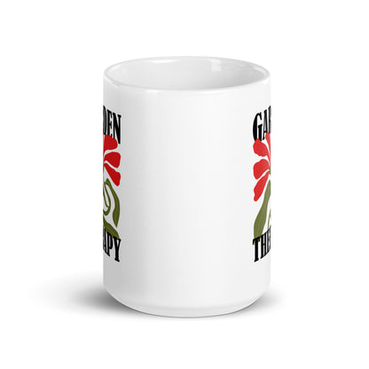 Garden Therapy - White Glossy Mug