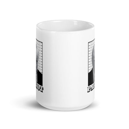 Trump Mugshot Patriot - White Glossy Mug