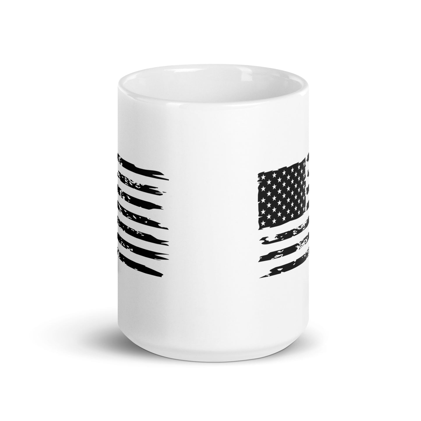 American Flag - White Glossy Mug