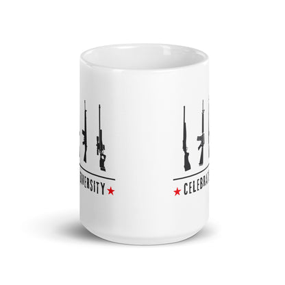Celebrate Diversity - White Glossy Mug
