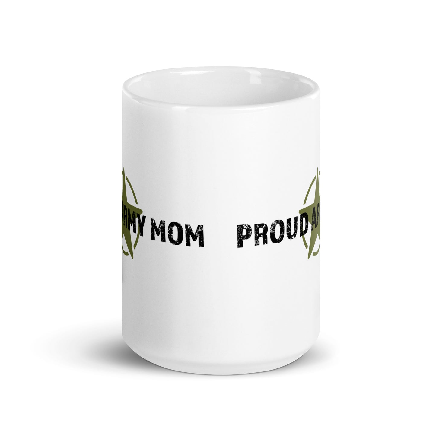 Proud Army Mom - White Glossy Mug