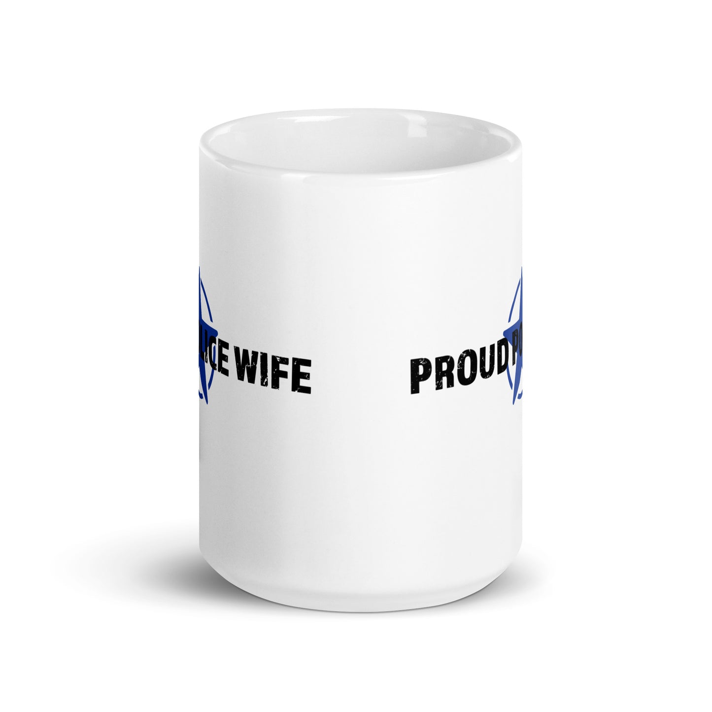 Proud Police Wife - White Glossy Mug