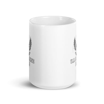 U.S. Marine Dad - White Glossy Mug