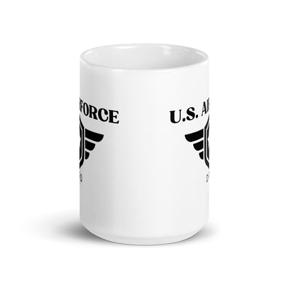 U.S. Arirforce Dad - White Glossy Mug