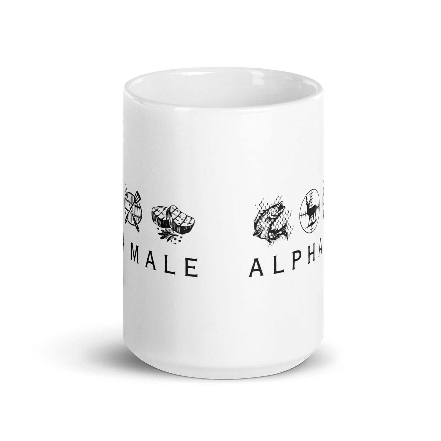 Alpha Male - White Glossy Mug