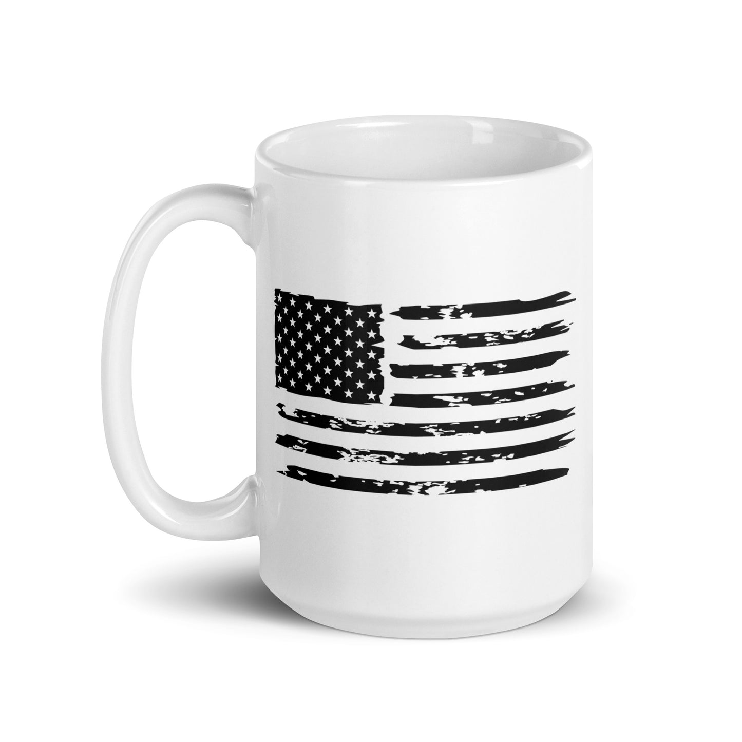 American Flag - White Glossy Mug