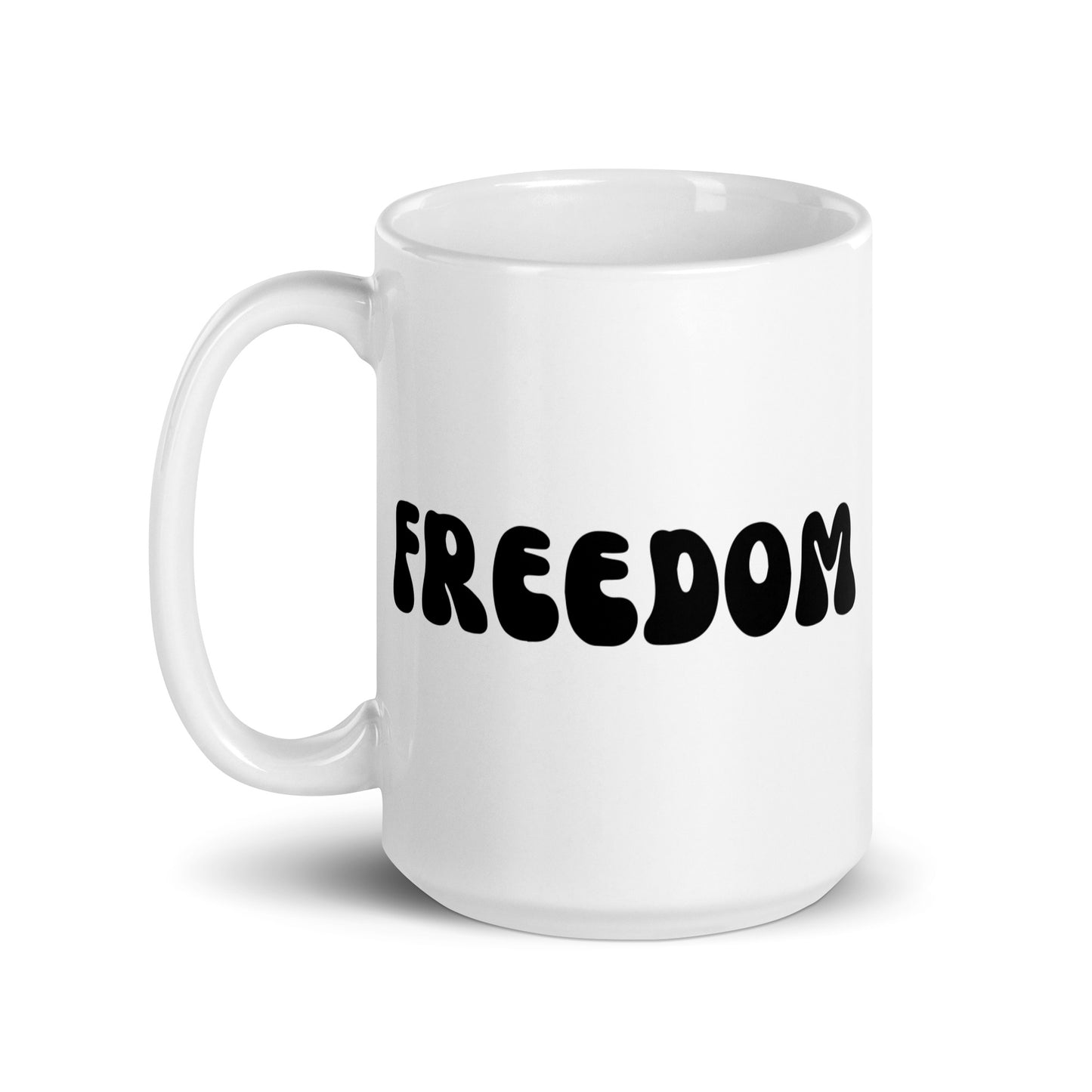 Freedom - White Glossy Mug