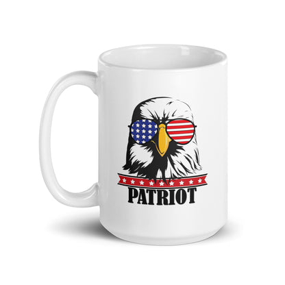 Patriot Eagle - White Glossy Mug