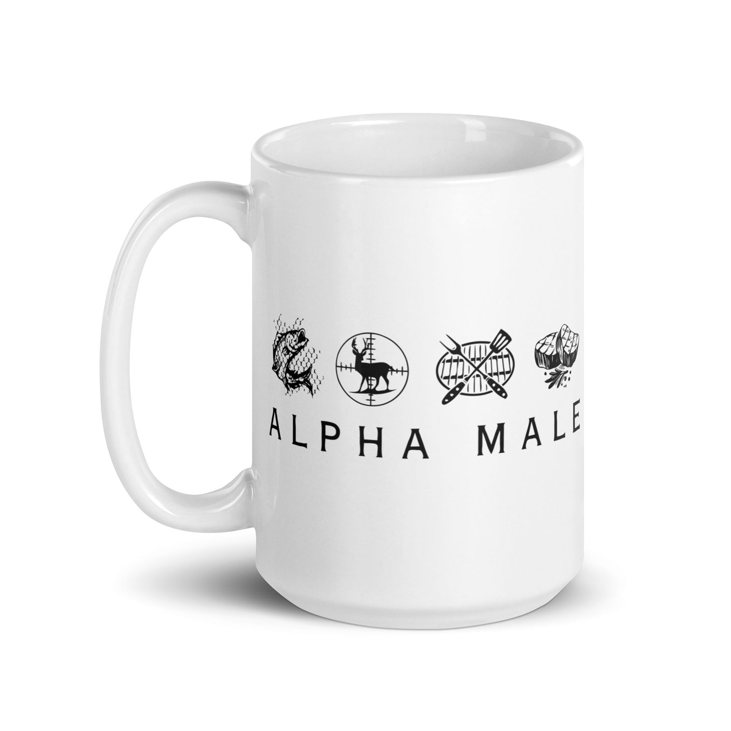 Alpha Male - White Glossy Mug