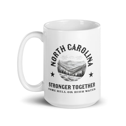 North Carolina Strong - White Glossy Mug